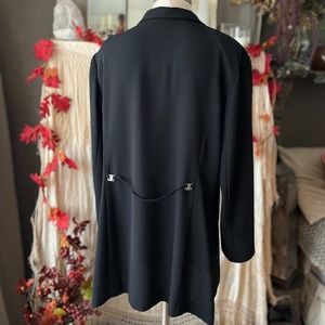 True vintage 90s black oversized lightweight blazer